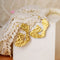 Yellow Hammered Drop - The Earth Store - Fashion Accessories